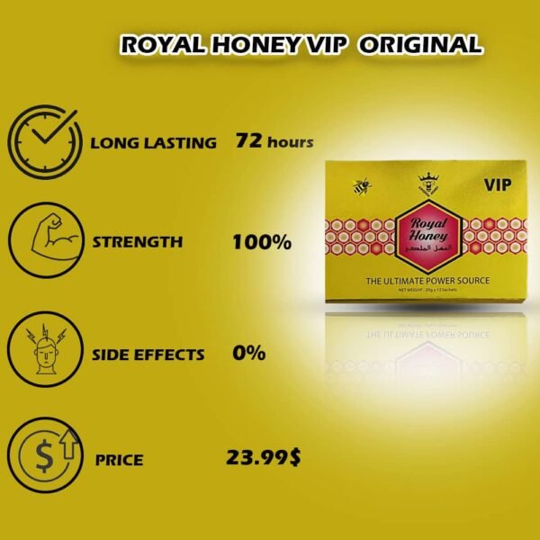 Royal Honey 100% strength.