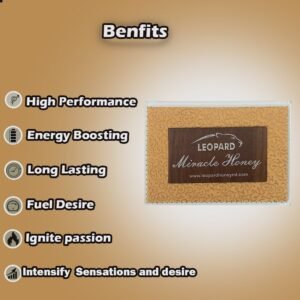 Leopard Honey 12 sachets new improved