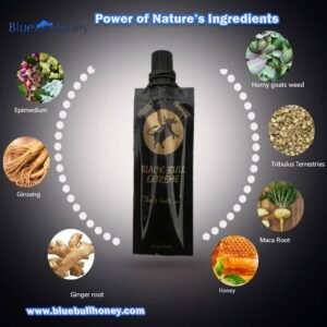 Black Bull Honey 12 pouches 20 gram each