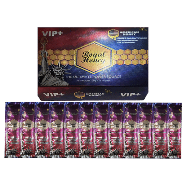 Royal American Honey Sticks – Pack of 12 x 20g